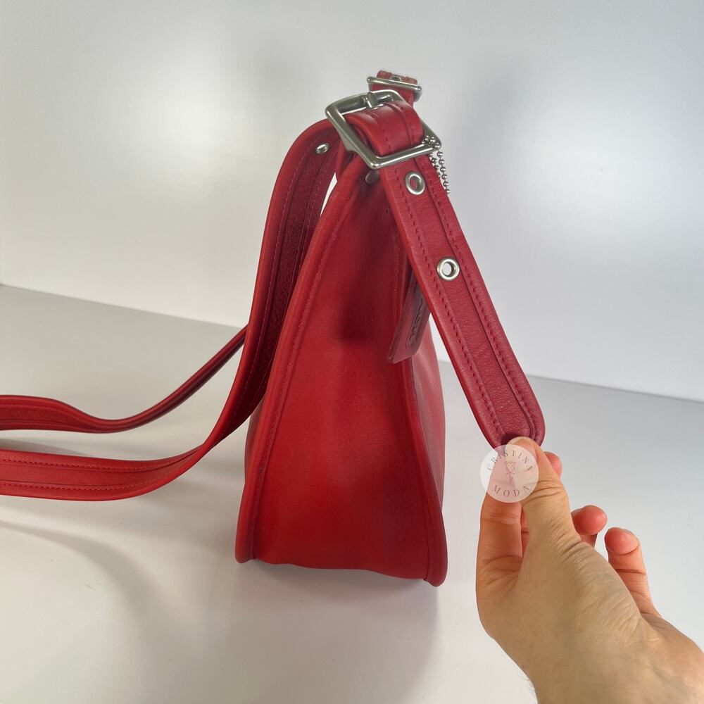 Vintage Coach Janice Legacy Bag 9950 Red 2006 - Picture 4 of 15
